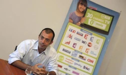 Jeudi 18 août 2011 - Yann de Prince, Pdg de Mobius.
(Photo Michel Désiré)