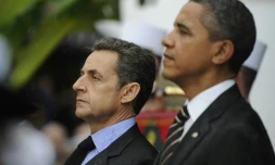 Nicolas Sarkozy et Barack Obama à Cannes le 4 novembre 2011