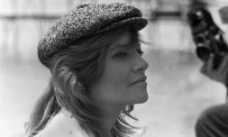 Nathalie Delon en mai 1993 au festival de Cannes