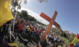 Dimanche 21 août 2011 - "Journée JMJ lokal" à Sainte-Marie.
(Photo Michel Désiré)