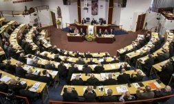 La Conférence des évêques de France (CEF) réunie à Lourdes, le 3 novembre 2018