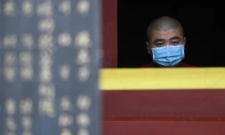 Réouverture de Temple Lama de Pékin le 10 juin 2020. Il avait été fermé le 24 janvier.