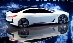 Une BMWi Vision Dynamic tout électrique présentée au salon de Francfort le 12 septembre 2017