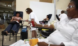 Mercredi 24 août 2011 - Collecte de sang 
(Photo Michel Désiré)