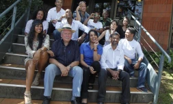 Jeudi 25 août 2011 - Présentation de la grille de rentrée de Télé Kréol.
(Photo Michel Désiré)