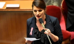 Marlène Schiappa, secrétaire d'Etat chargée de l'égalité femmes-hommes, à l'Assemblée nationale le 10 octobre 2017