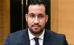 Alexandre Benalla devant la commission du Sénat à Paris, le 19 septembre 2018