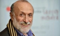 Le fondateur du mouvement Slow Food Carlo Petrini Ă Turin le 25 octobre 2012