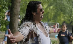 Le Belge Nicolas Vanderkelen a été couronné champion d'Europe de la coupe mulet à Chéniers (centre), le 4 septembre 2021