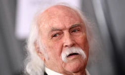 David Crosby avant la cérémonie des Grammy Awards à Los Angeles, le 26 janvier 2020