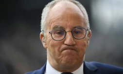 Saïd Chabane, alors président du SCO d'Angers, le 12 mars 2023 à Angers