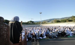 Mercredi 31 Août 2011Prière de la fin du ramadan sur le vélodrome de Champ Fleuri