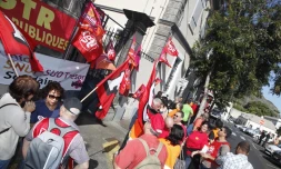 Jeudi 1er septembre 2011 - Mobilisation de l'intersyndicale des finances publiques (Photo Michel Désiré)