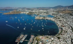 La station balnéaire de Bodrum, le 17 juin 2021 en Turquie