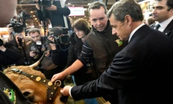 Nicolas Sarkozy au Salon de l'Agriculture le 2 mars 2016 Ă Paris