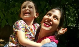 Nazanin Zaghari-Ratcliffe et sa fille Gabriella à Damavand, en Iran, transmise par la camapagne "Free Nazanin" le 23 août 2018