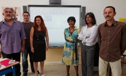 Jeudi 8 septembre 2011 - Présentation du tableau numérique interactif à l'école du Brûlé à saint-Denis