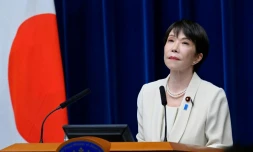 La PremiĂšre ministre Sanae Takaichi, le 27 juillet 2026 Ă Tokyo