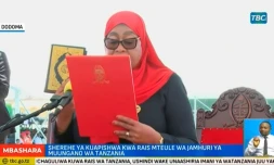 Images de la cérémonie d'investiture de la présidente tanzanienne Samia Suluhu Hassan le 3 novembre 2025
