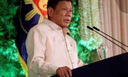 Rodrigo Duterte lors de investiture le 30 juin 2016 au palais présitentiel à Manille