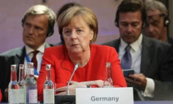 La chancelière allemande Angela Merkel à Berlin, le 19 juin 2018