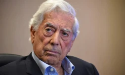 Mario Vargas Llosa à Guatemala City le 3 décembre 2019