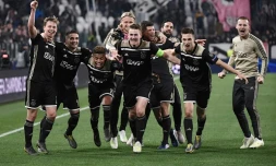 L'Ajax Amsterdam se qualifie pour les demi-finales de Ligue des Champions en battant la Juventus Turin 2-1 (1-1 Ă l'aller) le 16 avril 2019