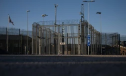 La prison de Rosersberg, au nord de Stockholm, le 4 mars 2026 en Suède