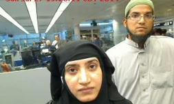 Photo diffusée par les douanes américaines le 7 décembre 2015 montrant Syed Farook et Tashfeen Malik