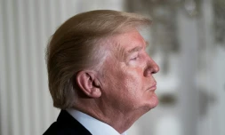 Le président américain Donald Trump à Washington, le 6 octobre 2017