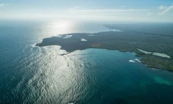 L'île de Santa Cruz, aux Galapagos, en janvier 2018