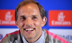 L'entraîneur allemand du PSG Thomas Tuchel, le 11 août 2018 au centre d'entraînement à Saint-Germain-en-Laye