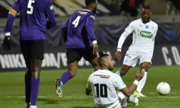 Dimitri Payet etles Marseillais ont été éliminés par les amateurs de l'AS Canet vainqueurs à domicile 2-1 en Coupe de France, le 7 mars 2021