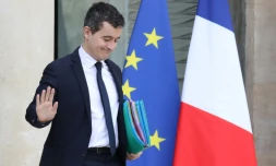 Le ministre des Comptes publics Gérald Darmanin le 24 janvier 2018 à Paris