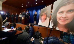 Le procureur Mike Hestrin lors d'une conférence de presse le 18 janvier 2018 à Riverside, en Californie, au sujet du couple David et Louise Turpin