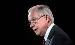 Le ministre américain de la Justice Jeff Sessions, le 4 août 2017 à Washington DC