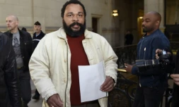 L'humoriste controversé Dieudonné, le 12 mars 2015 à Paris