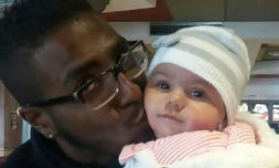 Photo fournie par la police du bébé de quatre mois enlevé mardi à Grenoble par son père, selon la police qui a déclenché une alerte enlèvement pour le retrouver