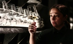 Agnese Morandi, la sommeliÚre italienne du deux étoiles Table, à Paris, le 27 novembre 2025