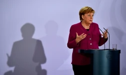 La chancelière allemande Angela Merkel à Berlin, le 29 octobre 2018