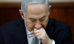 Le Premier ministre israélien Benjamin Netanyahu, le 25 février 2018 à Jérusalem 