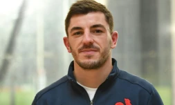 L'arrière de l'équipe de France de rugby Anthony Bouthier, le 25 janvier 2020 à Nice