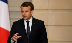 Le président Emmanuel Macron, le 12 juin 2017 au palais de l'Elysée à Paris