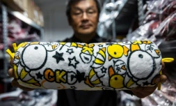 Herbert Chow, Ă la tĂȘte de la marque Chickeeduck, le 9 avril 2021 Ă Hong Kong