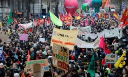 Manifestation contre le projet de réforme des retraites le 5 décembre 2018 à Paris