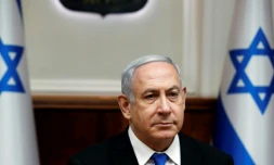 Le Premier ministre israélien Benjamin Netanyahu lors d'un conseil des ministres à Jérusalem, le 8 décembre 2019