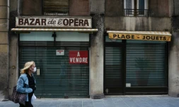 Un magasin à vendre, le 28 avril 2020 à Nice 