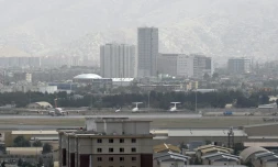 Des avions de ligne sur le tarmac de l'aéroport de Kaboul, le 14 août 2021 en Afghanistan