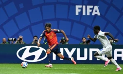 Lamine Yamal, entré en jeu pour les 20 dernières minutes, n'a pas réussi à faire sauter le verrou défensif du Cap Vert et l'Espagne a concédé un nul 0-0