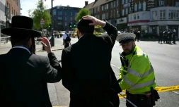 Dans le quartier londonien de Golders Green, le 29 avril 2026